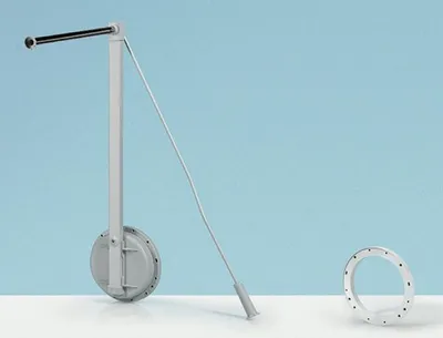 Produktbild von Kleiderlift,9079874,500-600mm,aluoptik