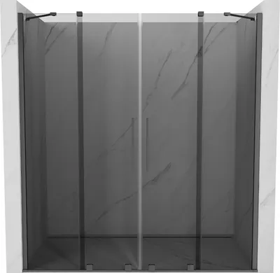 Immagine prodotto di Mexen Velar Duo porte doccia scorrevoli 180 cm, grafite, gun metal - 871-180-000-42-95