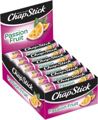 Zdjęcie produktu dla ChapStick | Balsam do Ust, Nawilżający, Ochrona Przed Mrozem | Passion Fruit-Marakuja, 4g