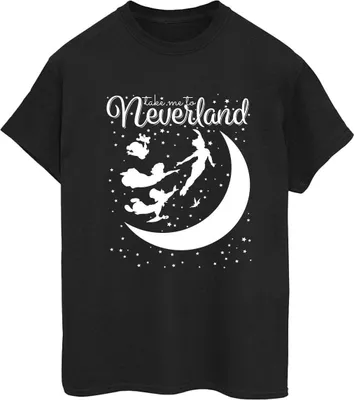 Produktbild von Disney - "Take Me To Neverland" T-Shirt für Damen BI42453 (M) (Schwarz)