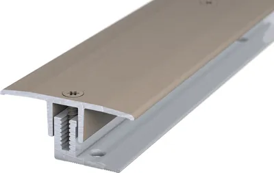 Produktbild von (23,24EUR/m) | Prinz LPS 220 Übergangsprofil | 34 x 1700 mm | Edelstahl matt eloxiert | Für Belagstärken von 7-16 mm | Flaches Design ohne Zierrillen |