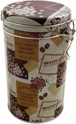 Produktbild von Kaffeedose Vorratsdose mit Bügelverschluss, 500g Fassungsvermögen, aromadicht, 11x11x17 cm