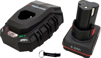 Produktbild von PARKSIDE® 12 V Akku-Set / inkl. Akku (4Ah) und Ladegerät (6A)