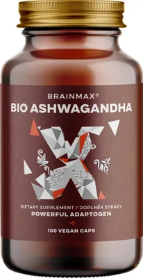 Zdjęcie produktu dla BrainMaxAshwagandha (aszwaganda), 560 mg, 100 kapsułek roślinnych