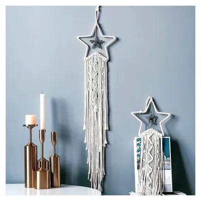 Produktbild von Metallringe zum Basteln, 20,3 cm, Sternrahmen für Sonnenfänger, 5 Stück