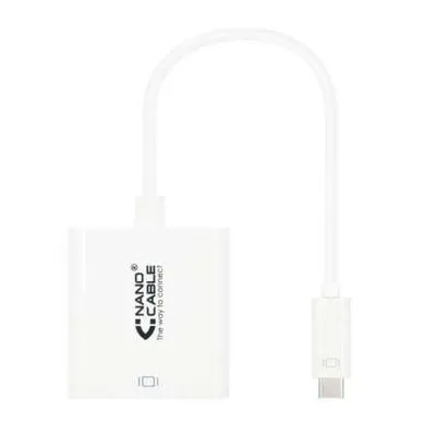 Produktbild von Nanocable 10.16.4103, 3.2 Gen 1 (3.1 Gen 1), USB Typ-C, DVI-Ausgang, 1920 x 1080 Pixel