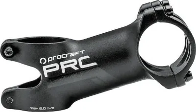 Image de Procraft PRC ST2, potence de direction de 17°, longueur de 110 mm, diamètre de 31,8 mm, noire mate – une pièce légère avec...