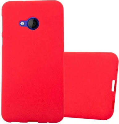 Produktbild von Cadorabo Schutzhülle für HTC U PLAY Hülle in Rot Handyhülle TPU Etui Cover Case