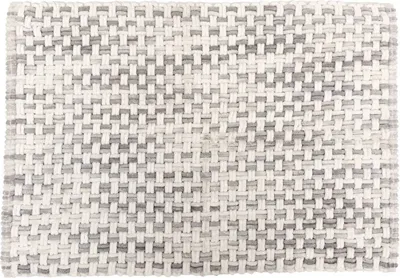 Produktbild von 5 five simply smart - Grau geflochtener teppich 50x75cm
