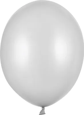 Produktbild von 50 Stk. Luftballon Ø30cm "Uni Metallic" | Silber