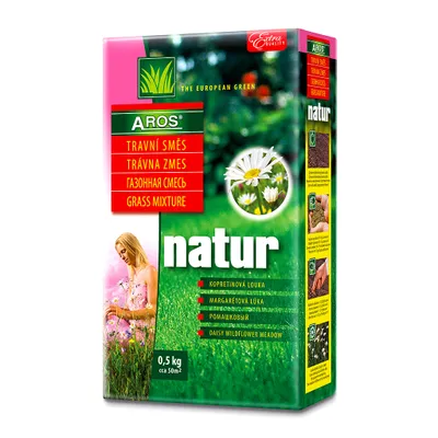 Obrázok produktu pre AROS Trávna zmes Natur (0,5 kg na 50 m²)