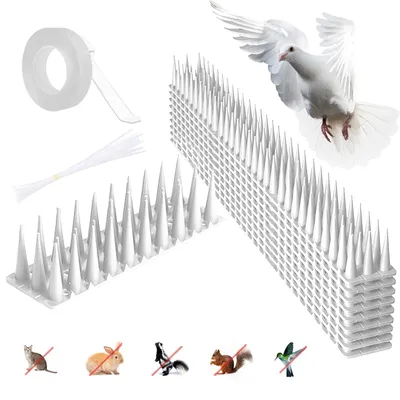 Immagine prodotto di Set di 10 dissuasori antistampede per un'efficace protezione dagli uccelli