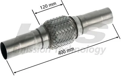 Immagine prodotto di HJS 83 00 8567 Sistema di scarico con tubo flessibile Tubo di scarico