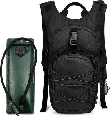 Produktbild von Hydrationsrucksack mit Wasserreservoir - 15L - Taktischer Rucksack für Wandern & Radfahren