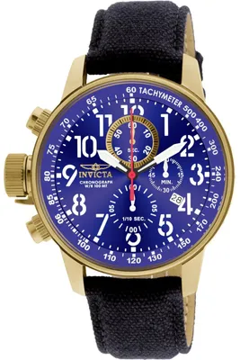 Obrázek produktu pro Invicta I-Force 1516 Pánské hodinky - Quartz Movement - Nerezová ocel s Blue Dial - 46 mm