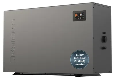 Produktbild von Steinbach Swimming Pool Inverter Wärmepumpe "Silent 11" (Modell 2026) für Pools bis 50.000 l, 11 kW Heizleistung