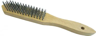 Immagine prodotto di Fresa in acciaio con manico in legno Spazzola in filo d'ottone Spazzola di alta qualità per una pulizia delicata 5R