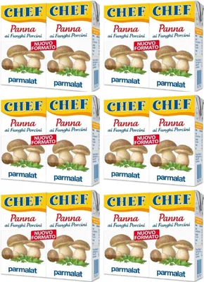 Produktbild von Parmalat Panna Chef ai Funghi Porcini (6 x 2 x 125ml)