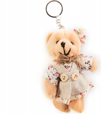 Produktbild von Plüsch Teddybär Schlüsselanhänger 11cm Taschenanhänger Kuscheltier Bär Geschenk