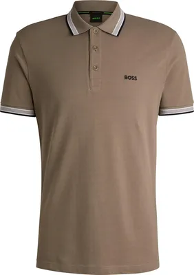 Produktbild von BOSS Green Paddy Poloshirt braun Baumwolle