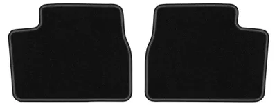 Productafbeelding van Velours achtermatten voor Peugeot 207 2006-2012 (stationwagen/hatchback) – 2-delig, zwart, op maat – Wielganizator LUX