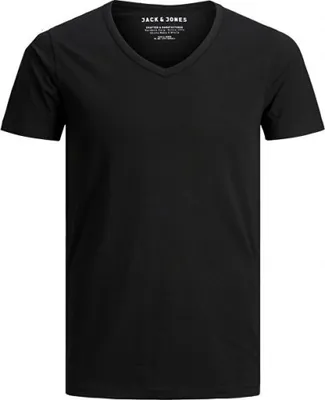 Image de Hommes JJEBASIC T-Shirt stretch Fit 12059219 BLACK, M