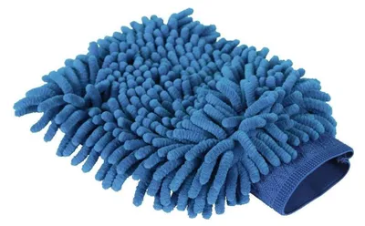 Produktbild von Kerbl Pet Putzhandschuh Microfaser royal blau 20x15 cm