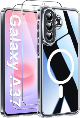 Produktbild von Hülle + 2X Schutzglas für Samsung Galaxy A37 5G Glasfolie Full MagSafe Case