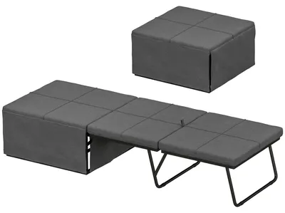 Productafbeelding van Vouwbed - Opklapbed - Logeerbed - Slaapsysteem - Campingbed - Inclusief Matras - Beschermhoes - 190x69x38,5 cm