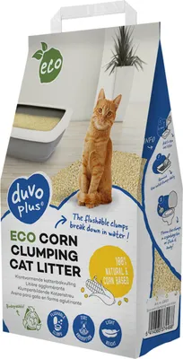 Produktbild von Duvo+ Katzenstreu Mais Eco, Gewicht: 3,5 kg