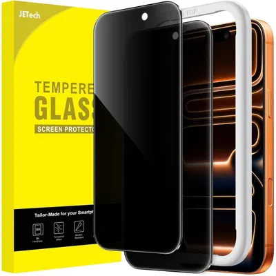 Image de Film de protection d'écran pour iPhone 17 Pro Max (6,9 pouces), lot de 2, avec protection anti-regard indiscret, en verre trempé