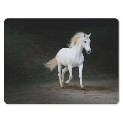Produktbild von MuchoWow® Mauspad Mousepad Pferde - Sand - Dunkel 40x30 cm - Mousepads - Maus Mat - Pad - Mausunterlage - Anti Rutsch