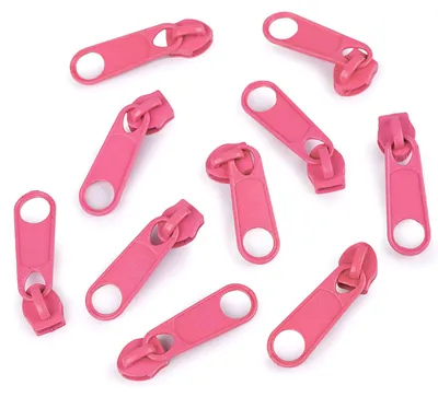 Produktbild von 10 Schieber Reißverschluss Zipper für Endlosreißverschluss 3mm, mehr als 70 Farben, Farbe:bubblegum