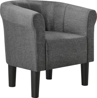 Křeslo Dark Grey Club Armchair Lounge Armchair Cocktail Armchair Relax Armchair [en.casa]