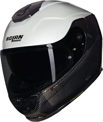 Image de Nolan X-903 Ultra Carbon Special Paint N-Com Helm, schwarz/perlmutt, S (56)
