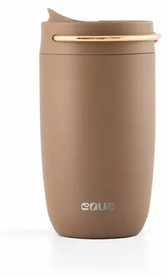 Image de Tasse isotherme Equa, idéale pour emporter, en acier inoxydable, couleur caramel, 300 ml, référence 310184