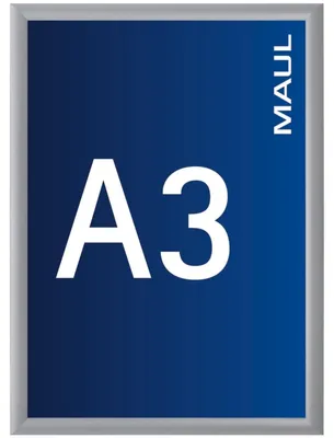 Produktbild von MAUL Klapprahmen MAULstandard Hochformat A3 Aluminium 32.5 x 45 x 1.1 cm silber
