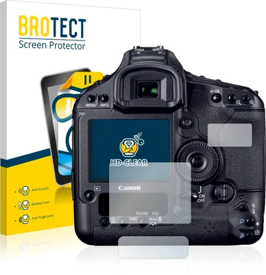 Produktbild von 2x Für Canon EOS 1D Mark IV Schutzfolie BROTECT Displayschutz Display Schutz Folie Klar Transparent