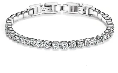 Productafbeelding van Tennisarmband, roestvrij staal, Orphelia ASG-055, zilver, dames, sieraden