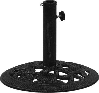 Image de Socle de parasol Noir 40x40x32 cm Fonte