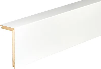 Produktbild von SKANDOR Rohrabdeckleiste weiß FRA02 2400 x 91 x 41 mm