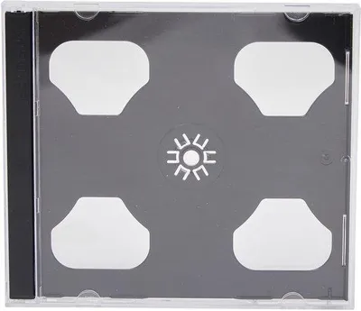 Image de Paniers pour CD - 5 pièces - Noir - Qualité professionnelle - Boîtiers pour CD