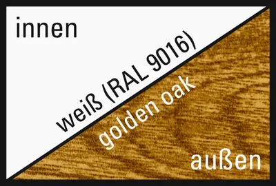 Produktbild von ARON Basic+ Kunststofffenster Festelement 105x75 cm Golden Oak (Förderfähig)