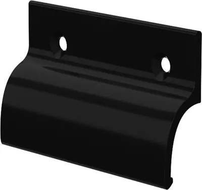 Produktbild von Aluminium Terrassentürgriff Balkontürgriff Ziehgriff Aluminiumgriff Türbeschlag Schwarz RAL9005
