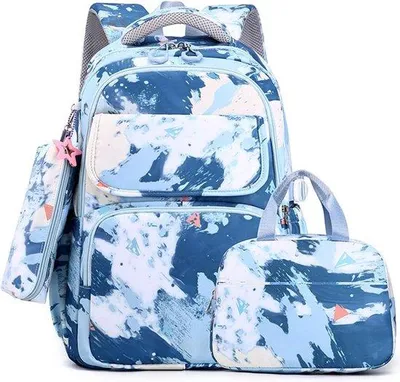 Produktbild von Famanu Kinderrucksack mit Lunchpaket und Etui - für Mädchen und Jungen
