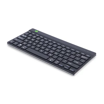 Produktbild von R-Go Tastatur Compact Break US-Layout kabellos schwarz