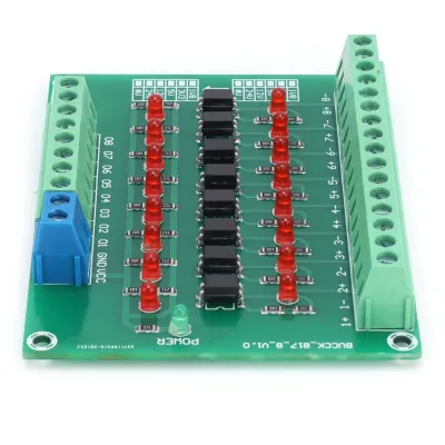 Produktbild von Optisches Isolationsmodul,8-Kanal-Optokoppler,Relaismodul,Isolatormodul,Pegelspannungsumwandlungsplatine,Kopplungsschutzplatine