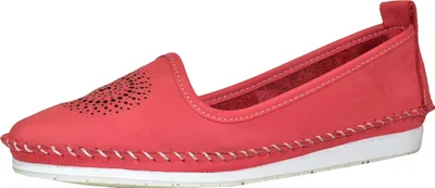 Produktbild von Andrea Conti 0023410 Damen Ballerina Mokassins Leder Slipper, Größe:38 EU, Farbe:Pink
