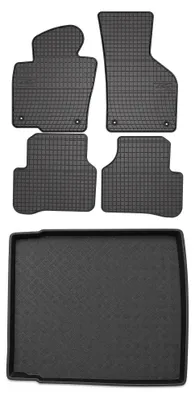Obrázok produktu pre Gumové autokoberce SolidPRO + vaňa kufra pre: Volkswagen Passat CC 2008-2012 5 ks