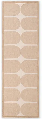 Image de Tapis d'intérieur et d'extérieur Hanse Home, résistant aux intempéries, robuste, réversible, en jute, couleur blanche